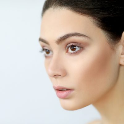 Beauty and spa. Woman with soft skin